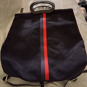 Clair V. Marcelle Suede Tote Backpack